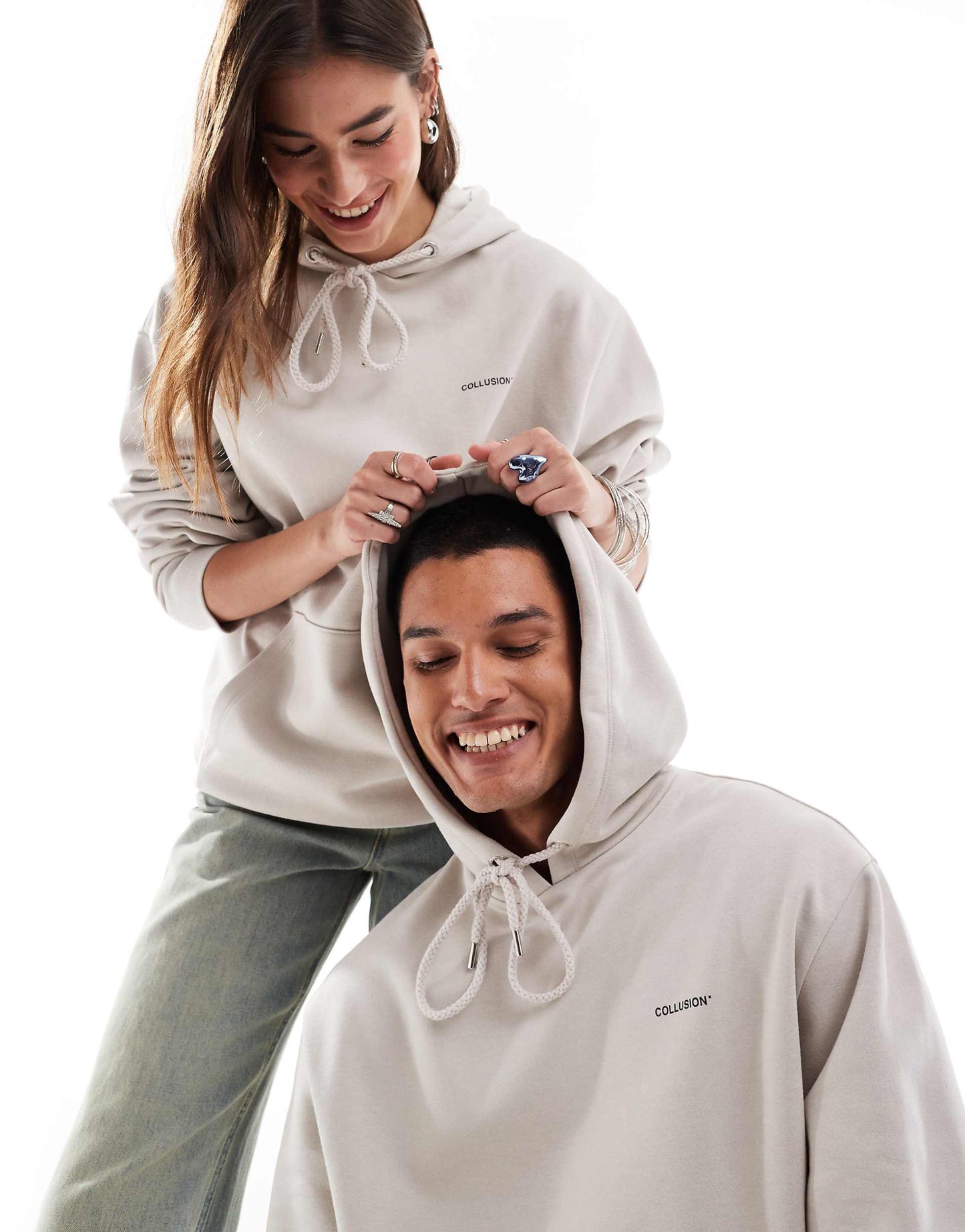 Unisex Hoodie With Logo Print