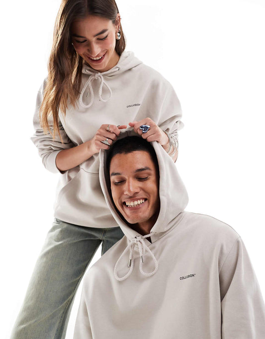 Unisex Hoodie With Logo Print