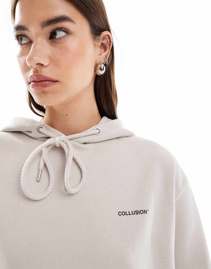 Unisex Hoodie With Logo Print
