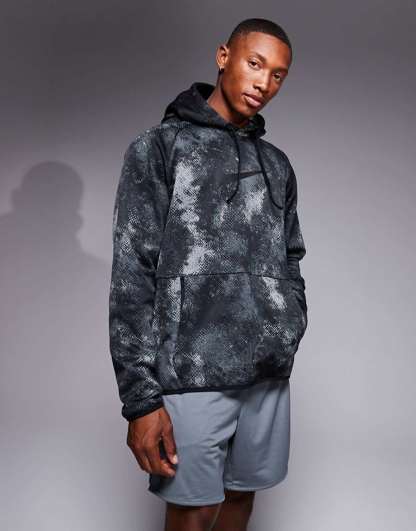 Training Camo Print Hoodie
