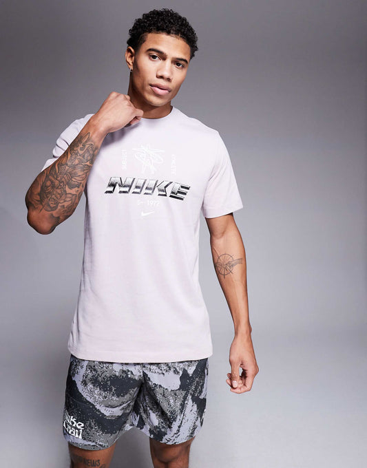 Training Dri-Fit Metallic Graphic Logo T-Shirt