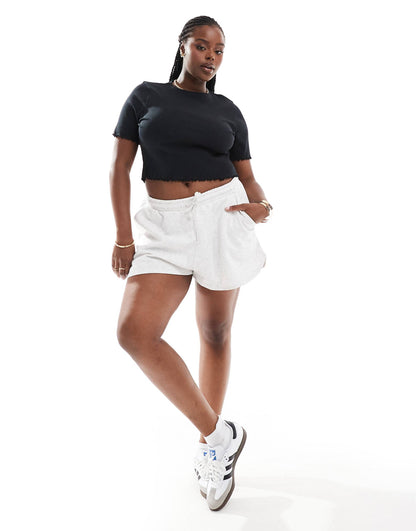 Plus Lettuce Edge Ribbed T-Shirt