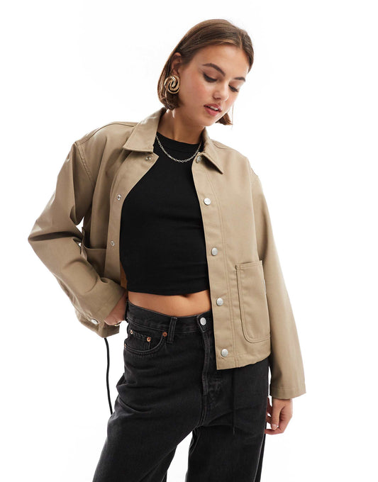 Simple Drawstring Jacket