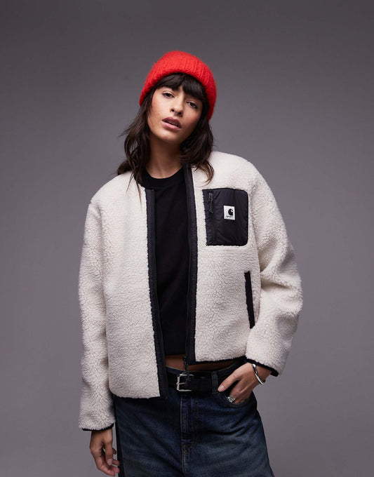 Janet Zip Up Sherpa Jacket