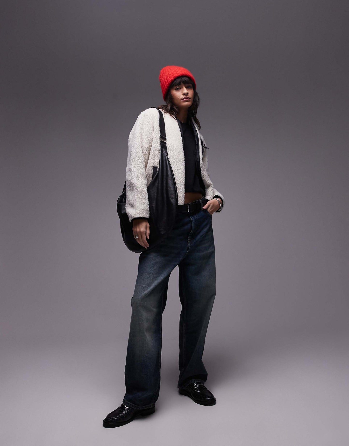 Janet Zip Up Sherpa Jacket