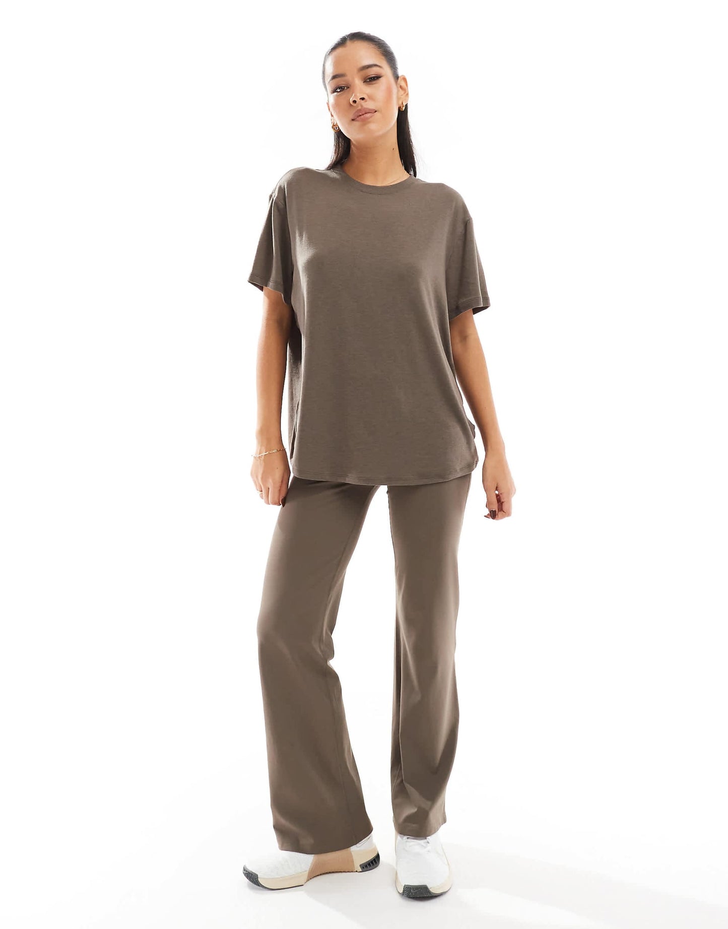 One Training Dri-Fit Fold Over Flared Leggings