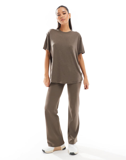 One Training Dri-Fit Fold Over Flared Leggings