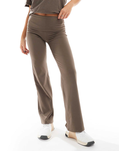 One Training Dri-Fit Fold Over Flared Leggings