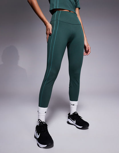 One Training Dri-Fit Reflective Piping High Waisted 7/8 Leggings