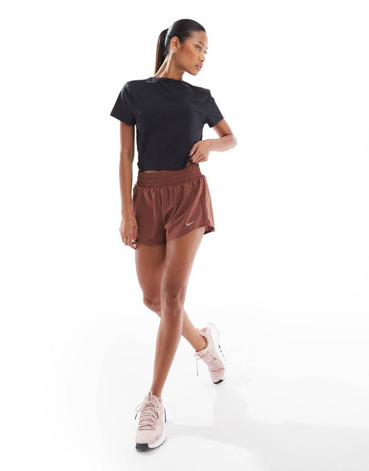 One Training High Waisted 3 Inch Shorts