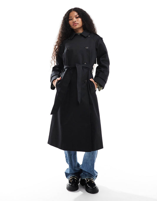Petite Longline Trench Coat