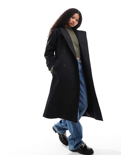 Petite Longline Trench Coat