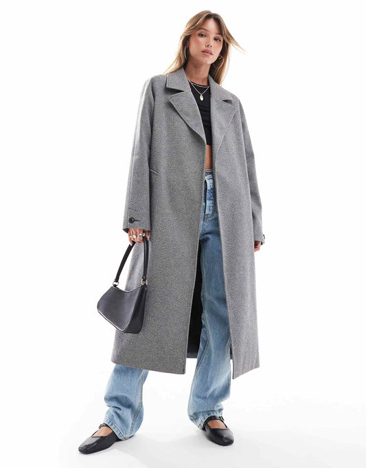 Herringbone Oversized Coat