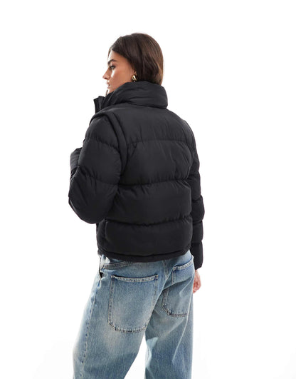 Short Zip Up Puffer