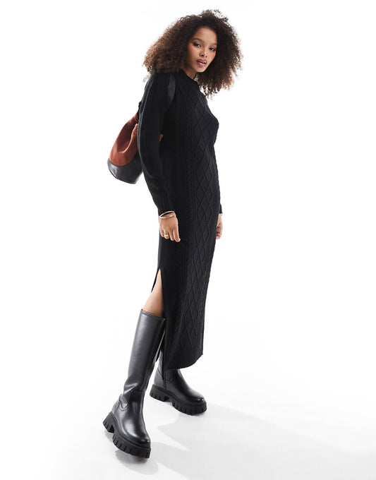 Cable Knit Maxi Dress