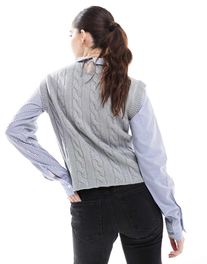 2-in-1 Jumper And Shirt