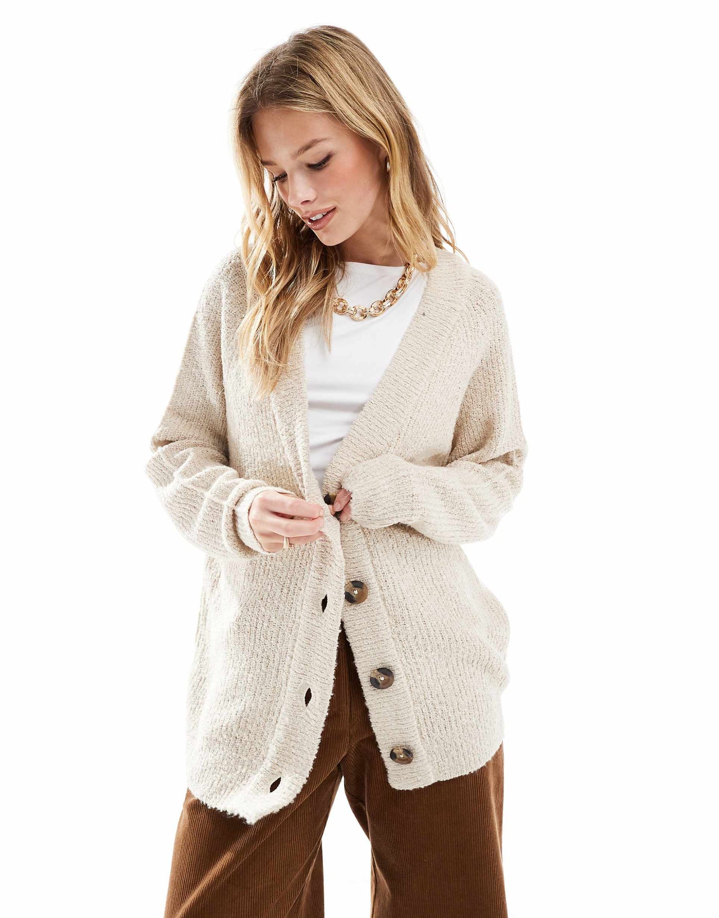 Brushed Cardigan