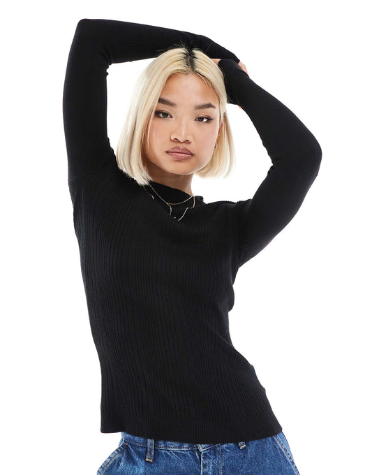 Fitted Turtleneck Jumper