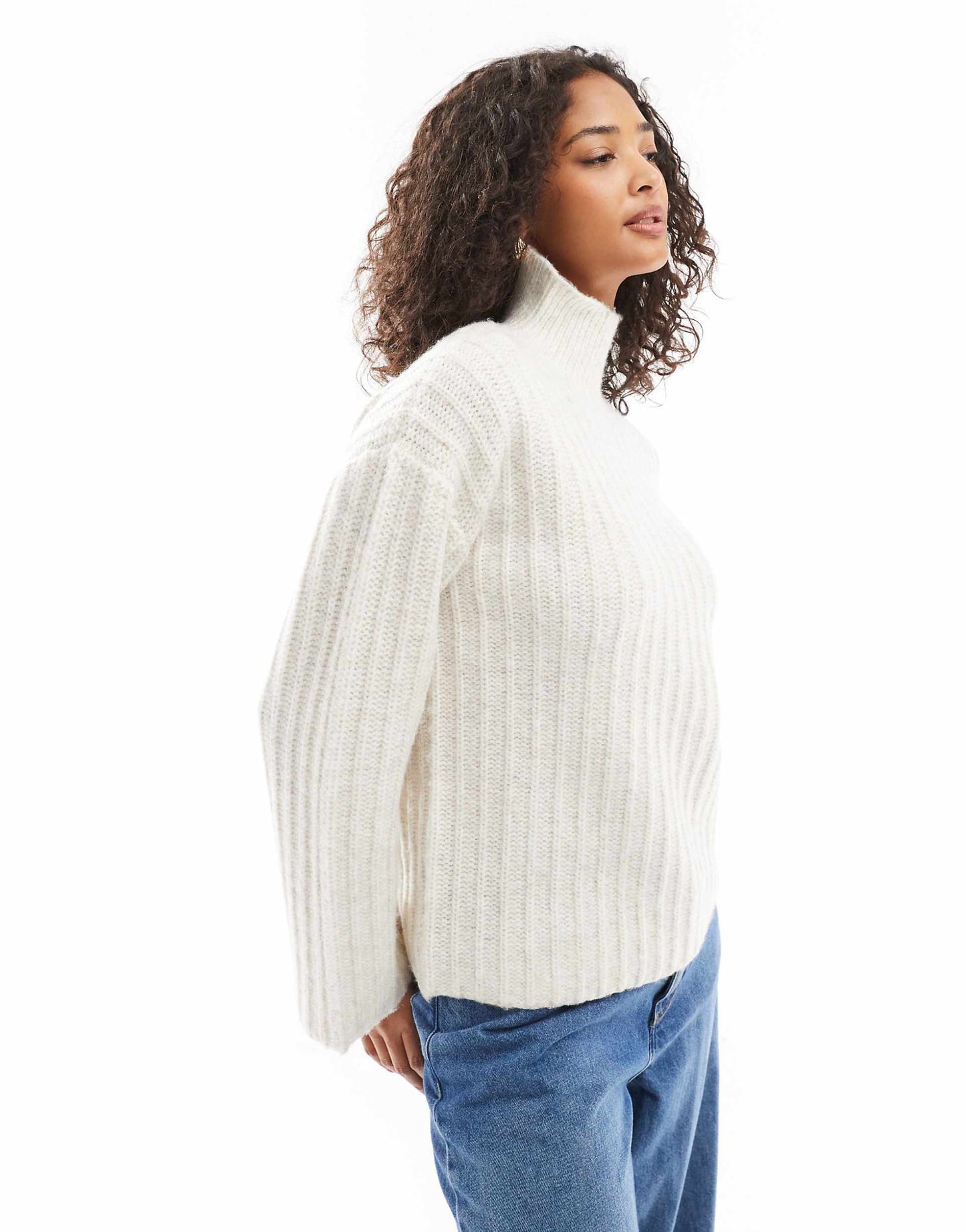 Ribbed Turtleneck Jumper