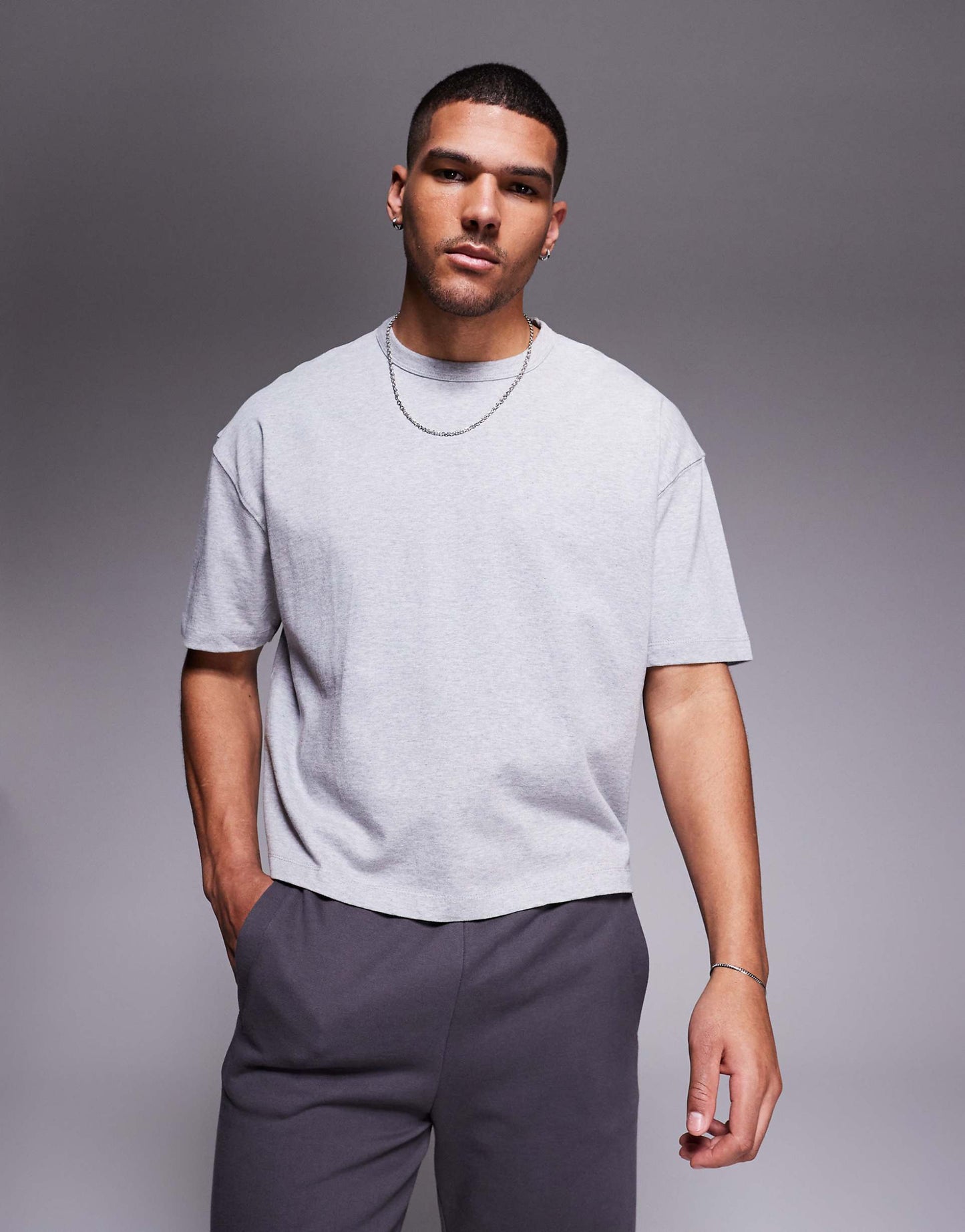 Essential Heavyweight Oversized Boxy T-Shirt 240Gsm