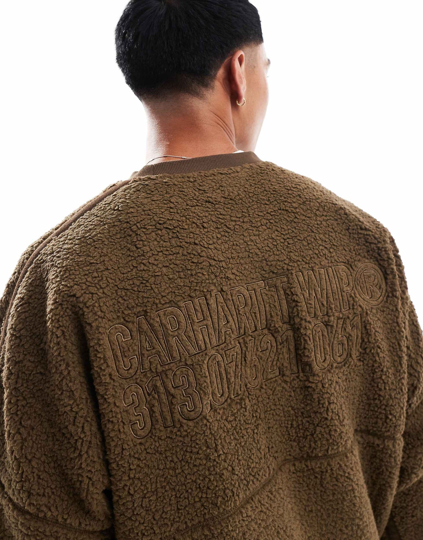 Coordinate Graphic Borg Sweatshirt