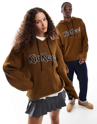 Relaxed Knitted Hoodie