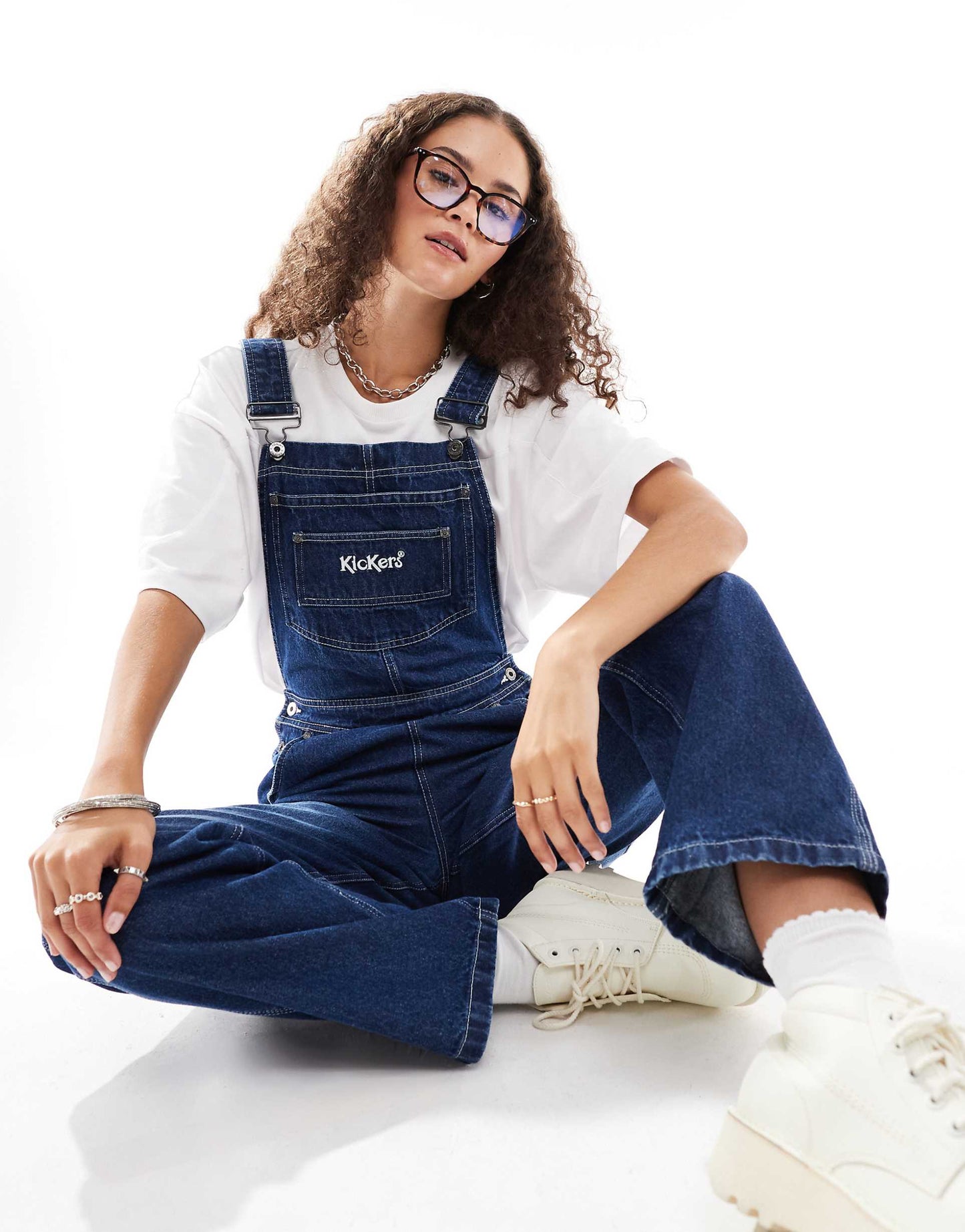 Wide Leg Dungaree