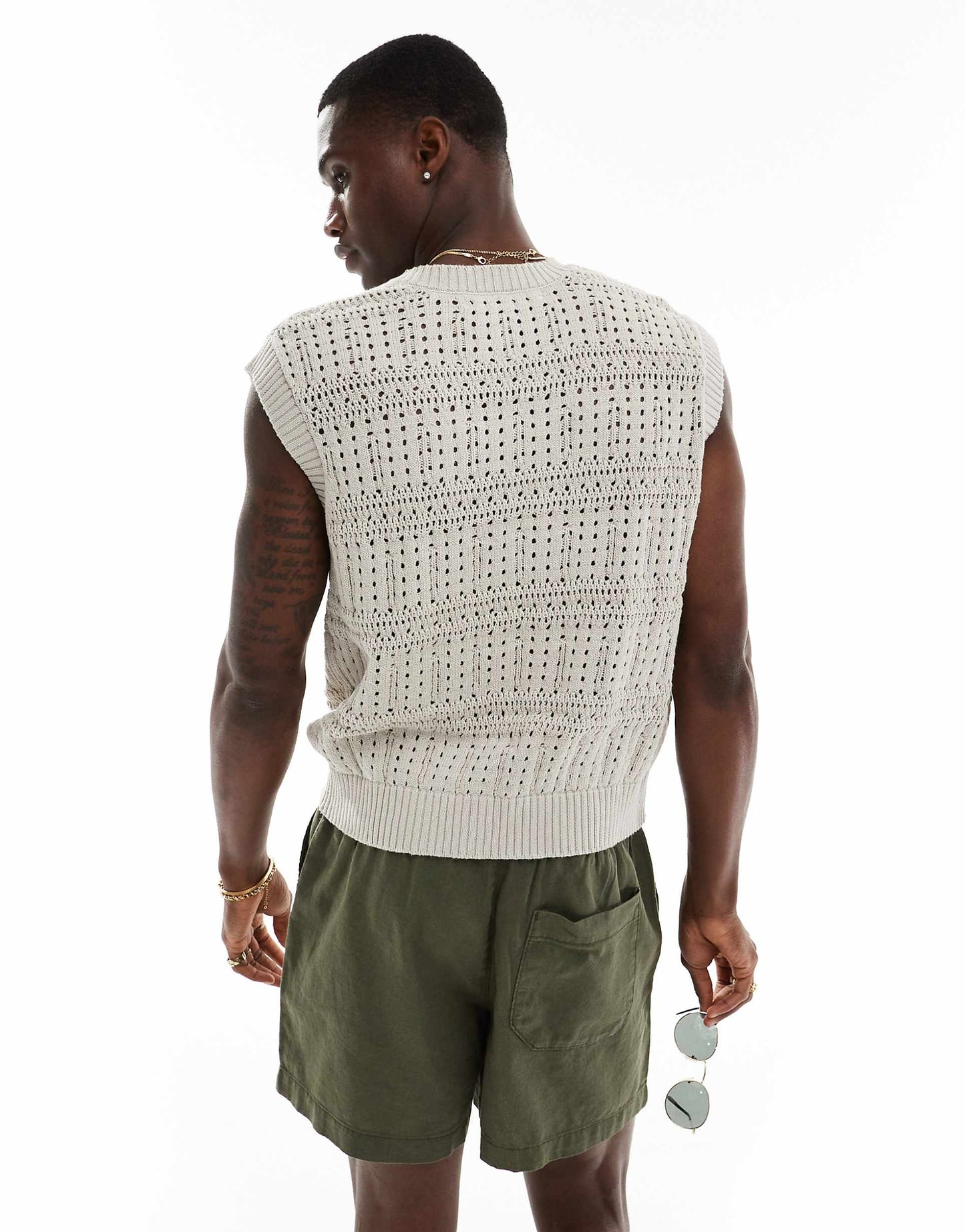 Knitted Weave Vest