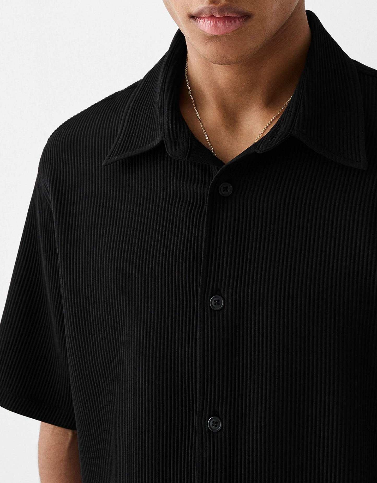 Plisse Shirt Co-Ord