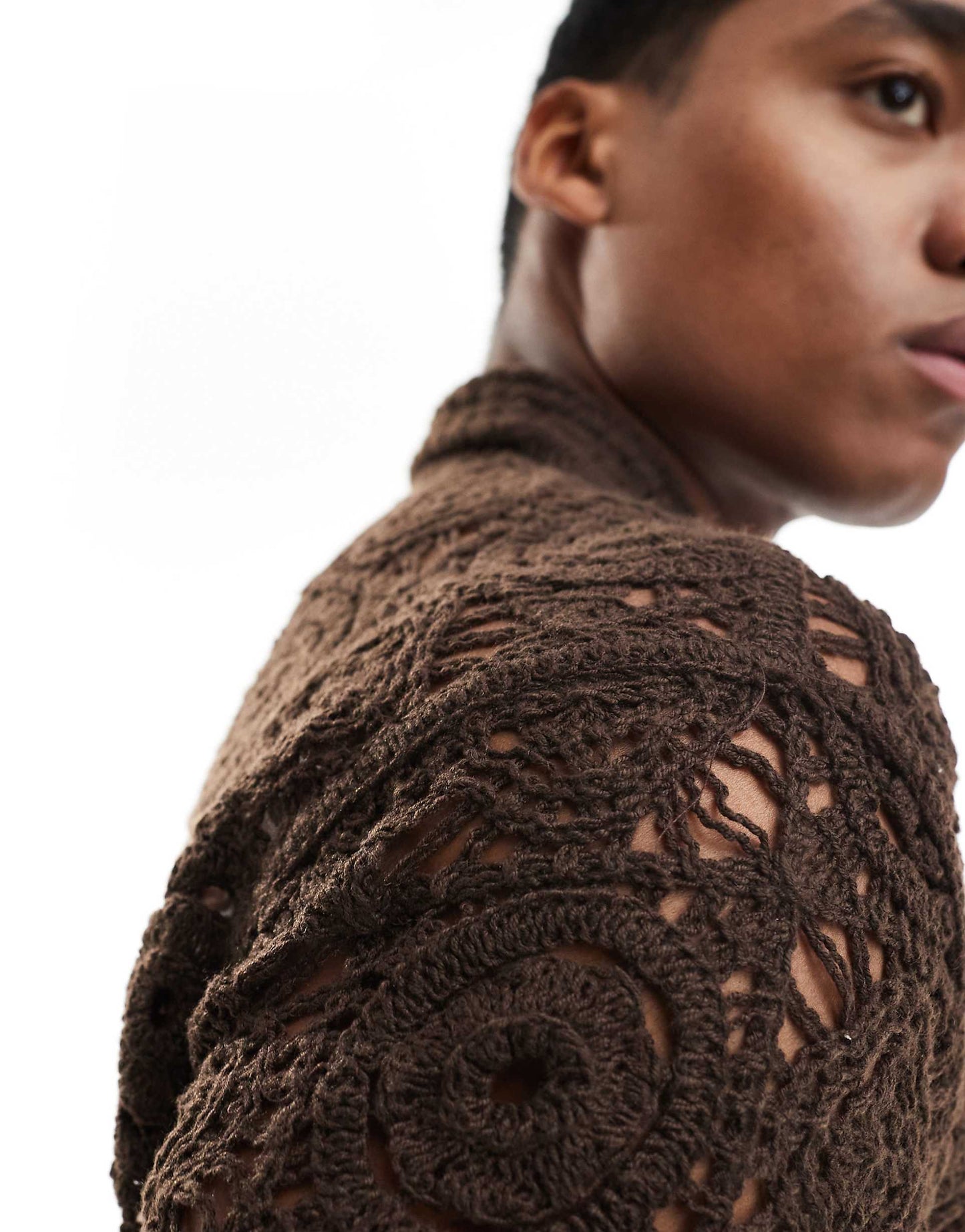 Crochet Boxy Shirt