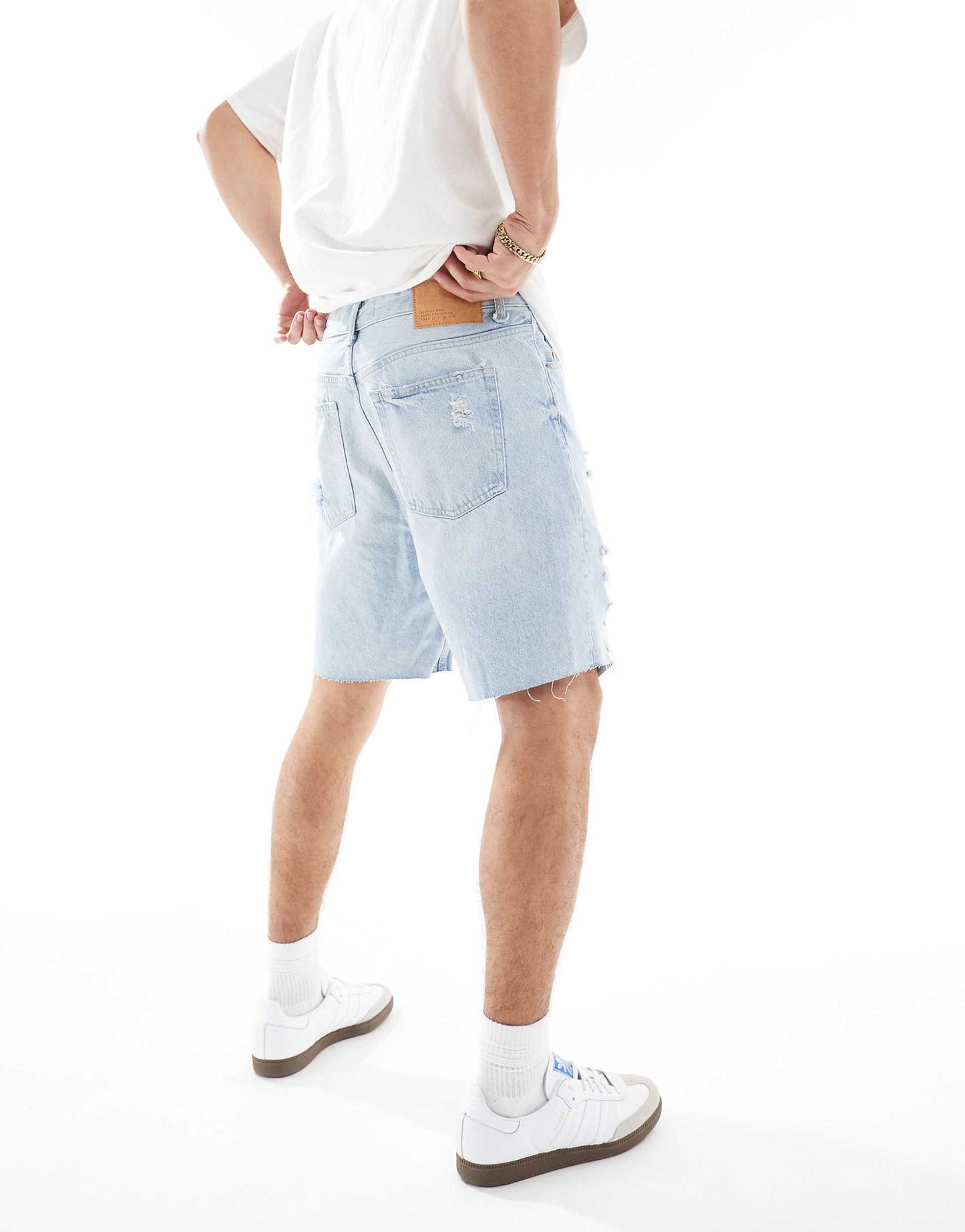 Ripped Denim Short