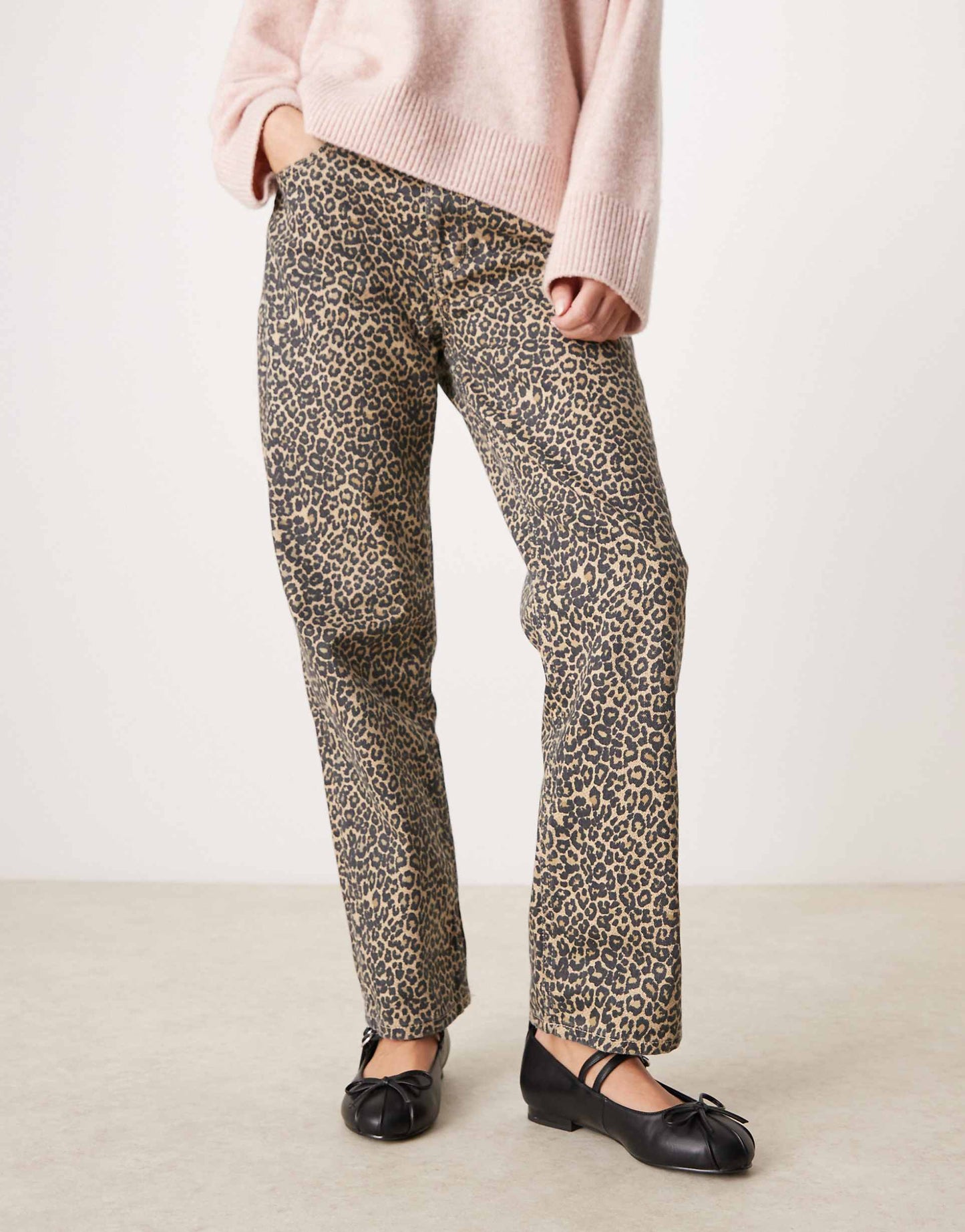 Wide Fit Idol Mary Jane Ballet Flats