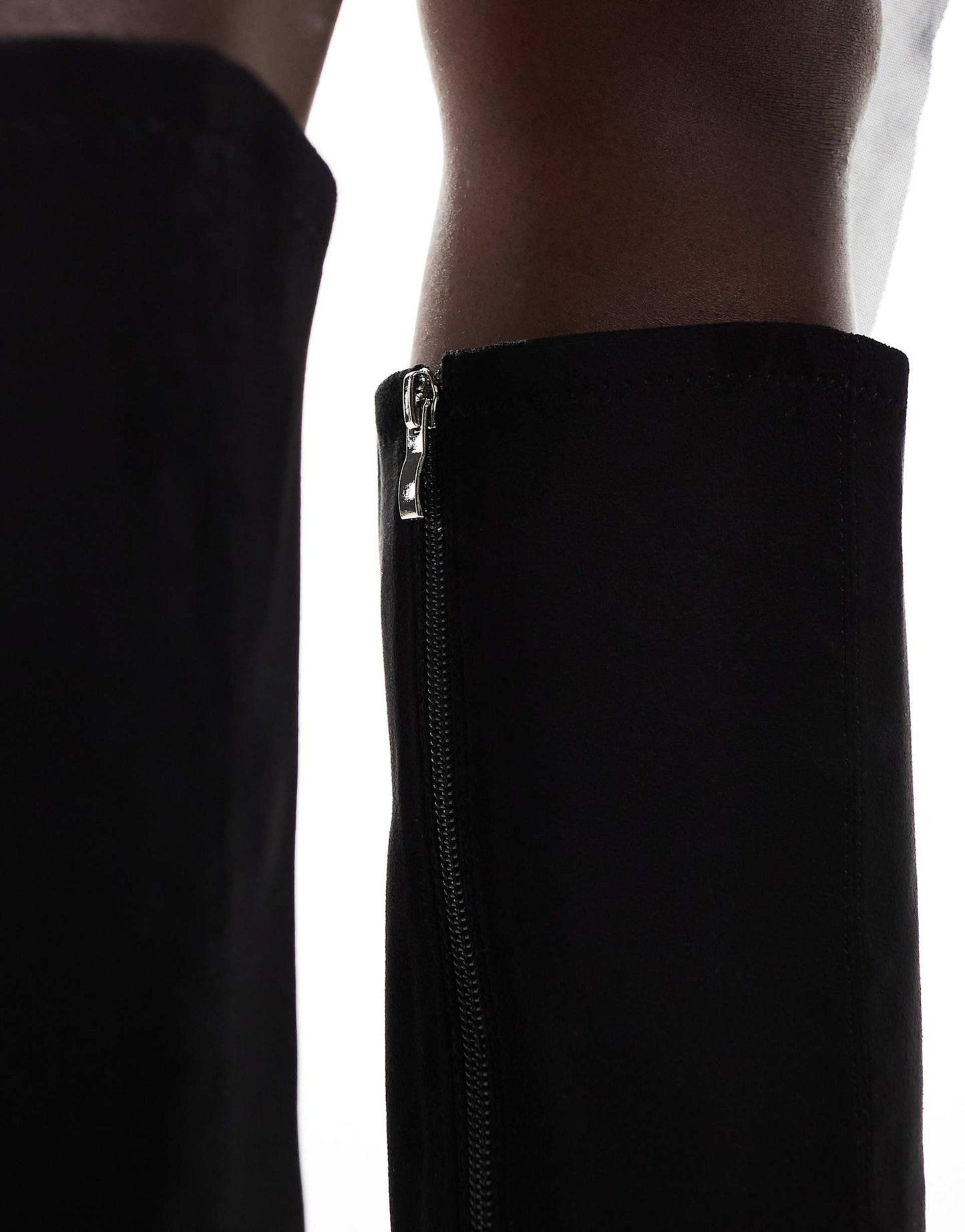 Platform Heeled Knee Boots