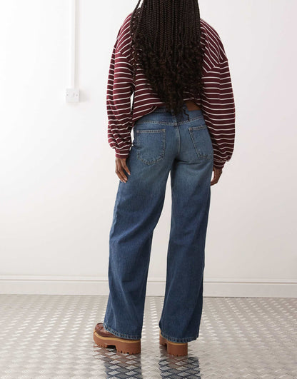 88' Wide Baggy Leg Low Rise Jean