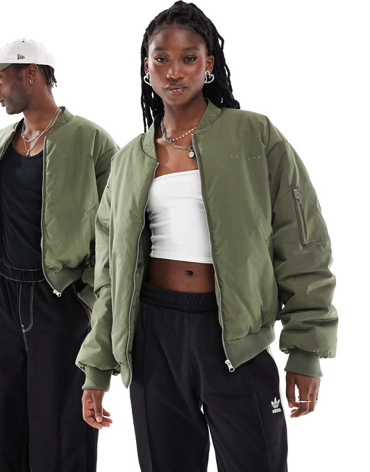 Unisex Nylon Bomber Jacket