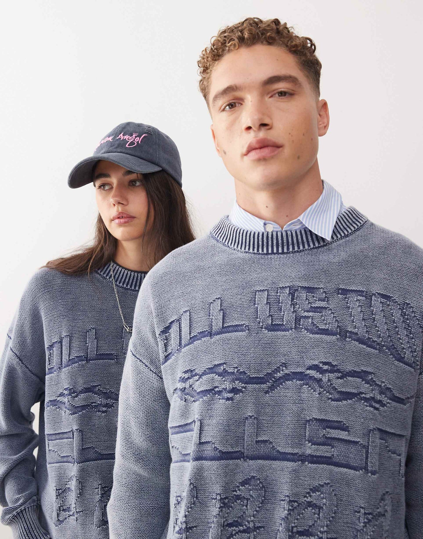 Unisex Washed Branded Jumper