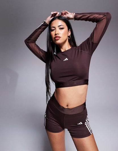 Training Hyperglam Long Sleeve Crop Top