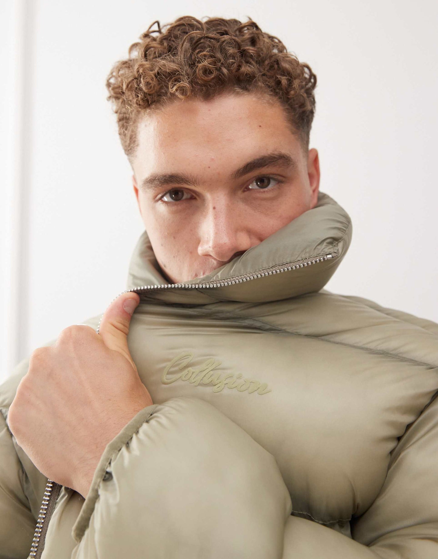 Washed Puffer Jacket