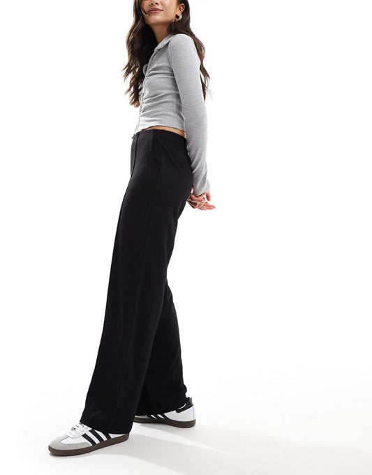 High Waist Trouser With Front Seam Detail