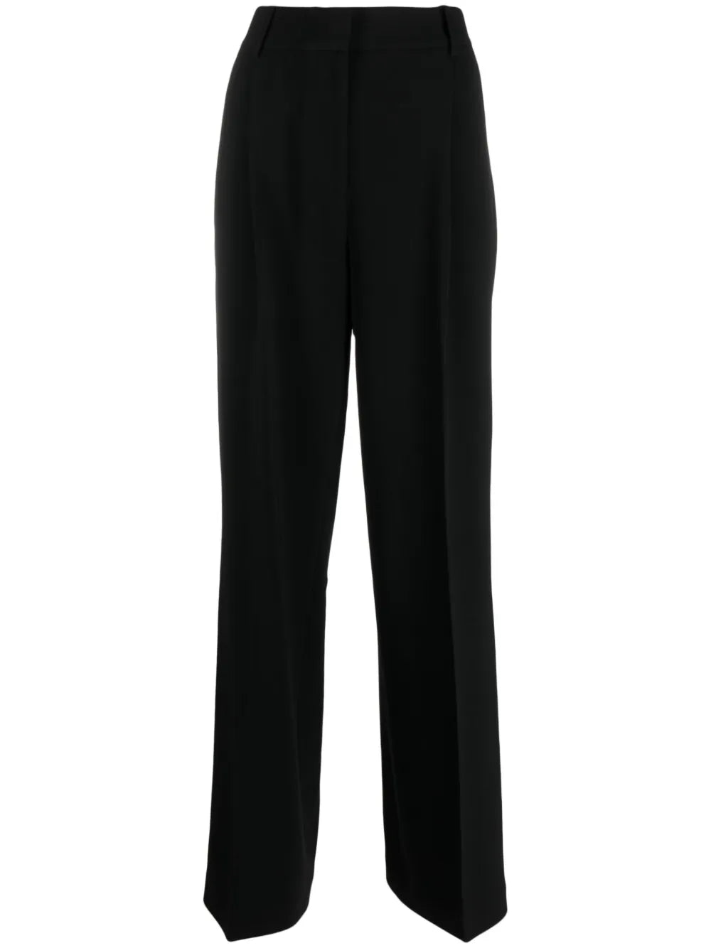 High-Waisted Tailored-Cut Trousers