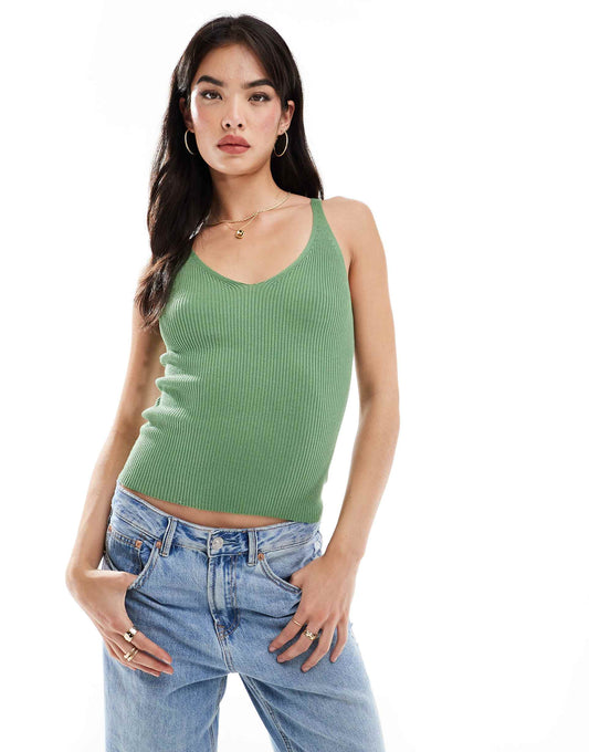 Ribbed Strap Vest