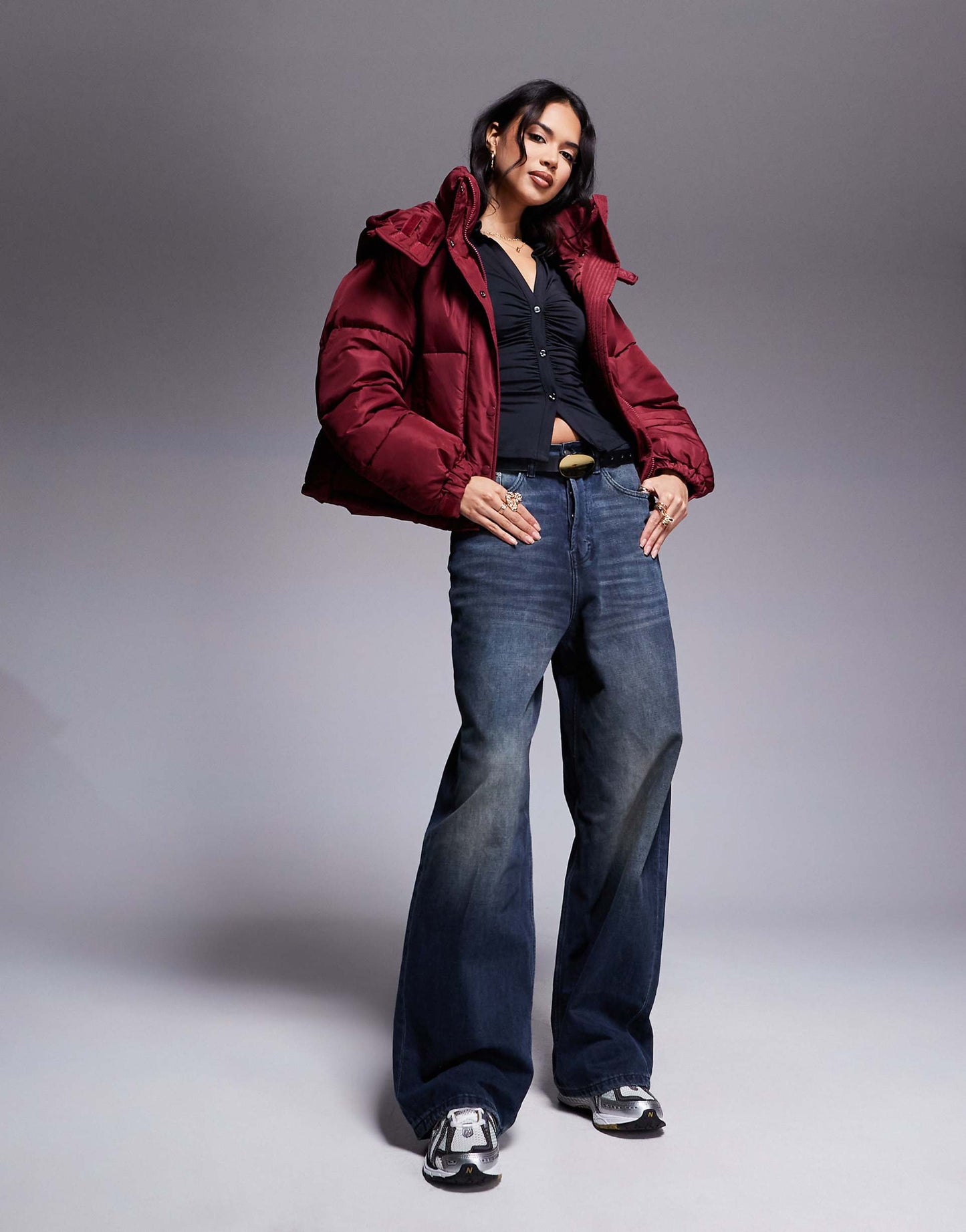 Puffer Coat With Hood