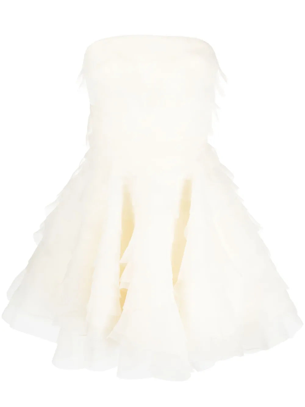 Ruffled Organza Minidress