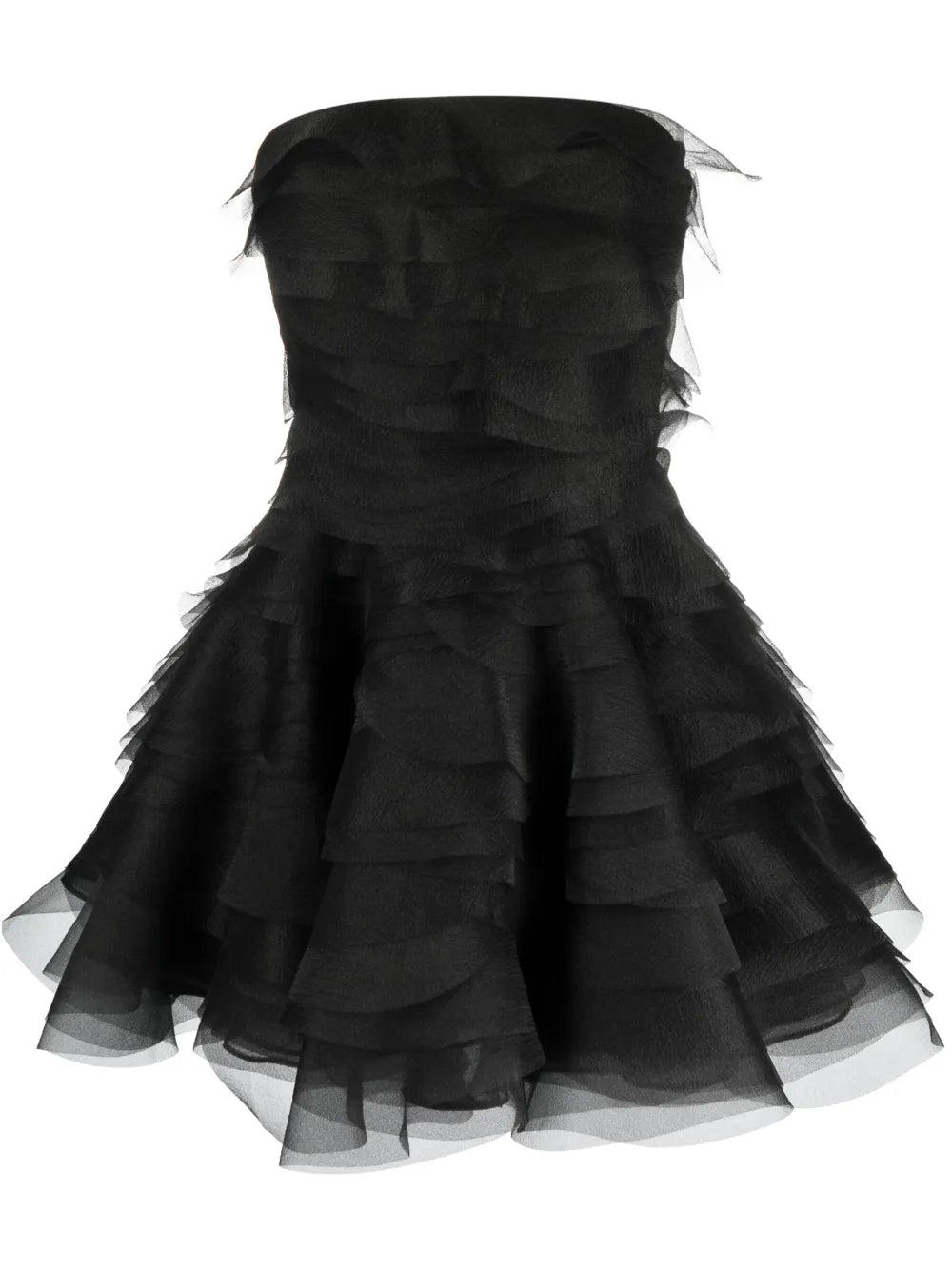 Ruffled Organza Minidress