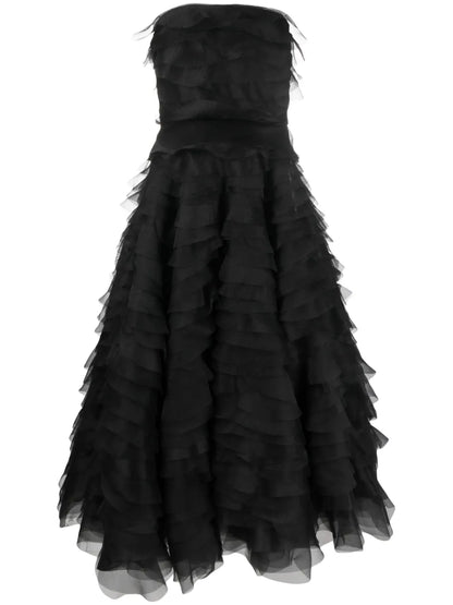 Fully-Ruffled Maxi Dress