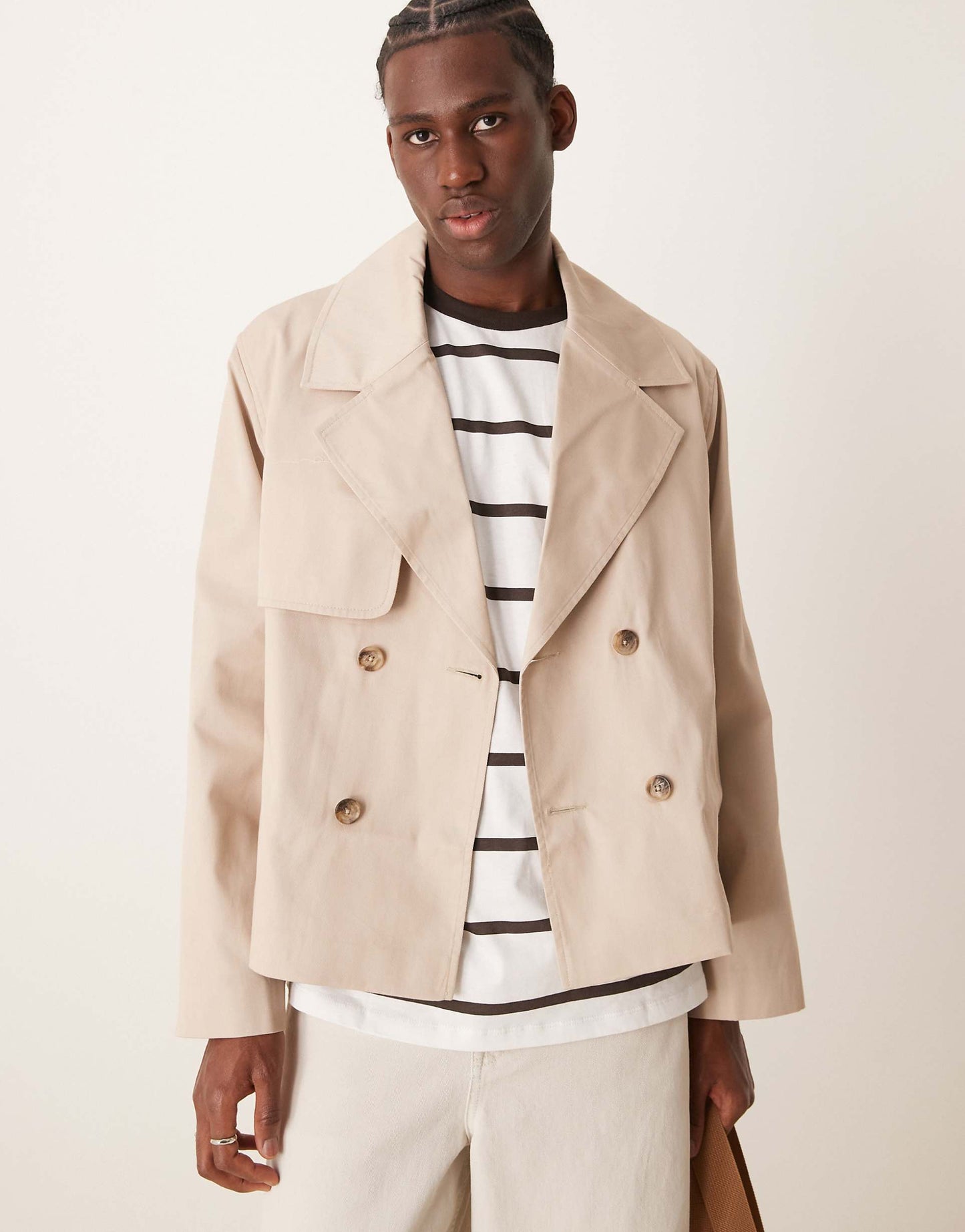 Cropped Trench Coat