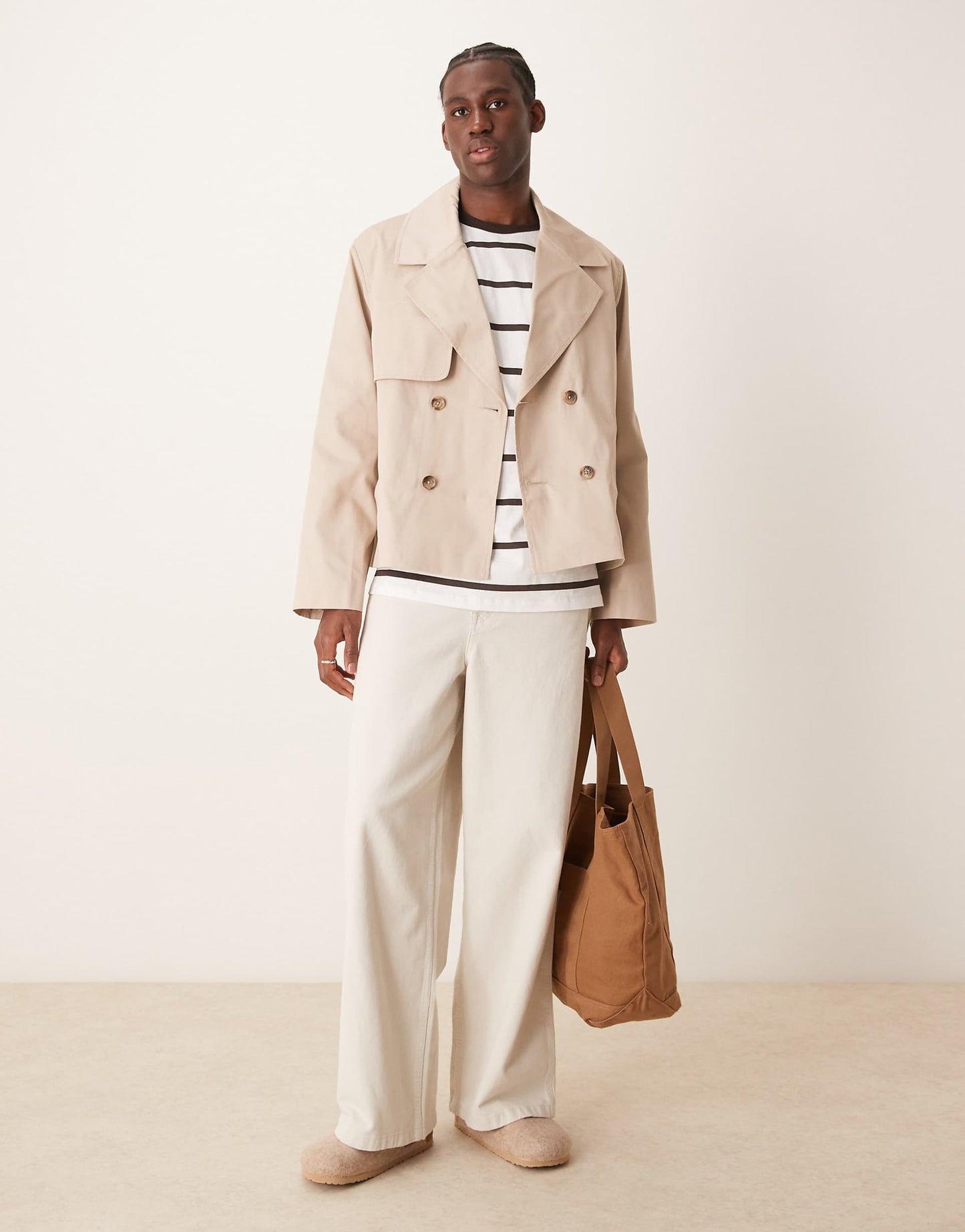 Cropped Trench Coat