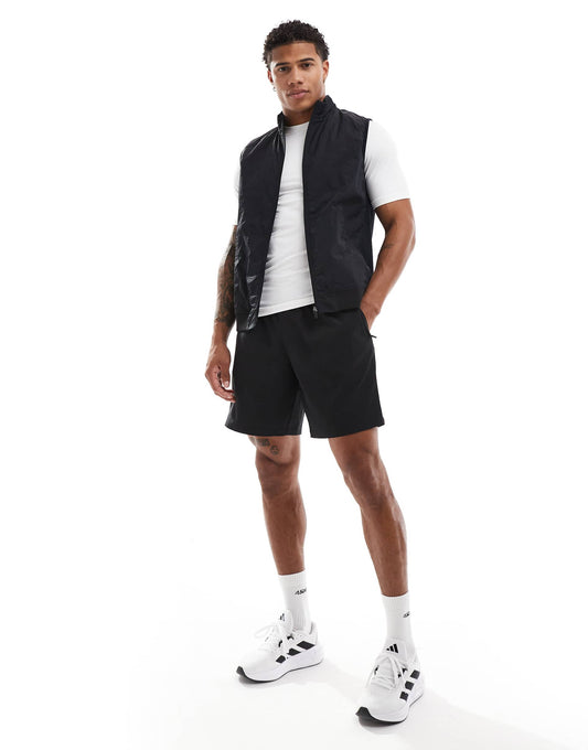Thermal Zip Up Performance Running Gilet With Zip Phone Pockets