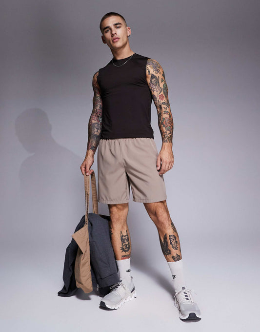 Icon 7 Inch Quick Dry Training Shorts With Zip Pockets