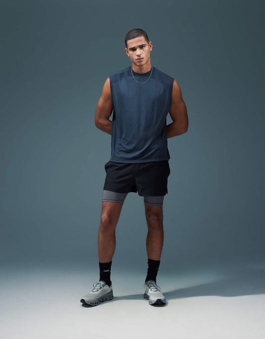 Icon 3 Inch Quick Dry Running Shorts With Back Zip Phone Pocket